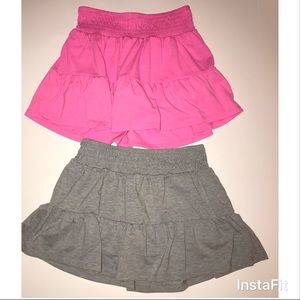 Justice Skirt built in shorts Lot 8 Pink Gray